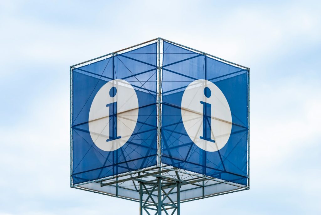 blue and white metal frame